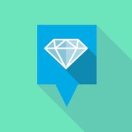 Tooltip icon with a diamond