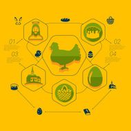 easter flat infographic N9