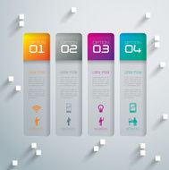 Infographics vector design template N145