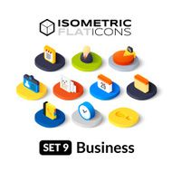 Isometric flat icons set 9 N2