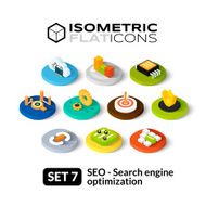 Isometric flat icons set 7 N2