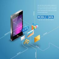 Mobile data infographic N2