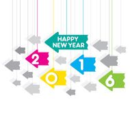 happy new year 2016 design N27