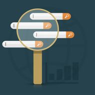 Vector infographics analysis of search queries N2