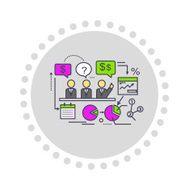 Icon Flat Style Design Performance Analysis N2