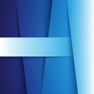 Blue paper diagonal layers with realistic shadows abstract back