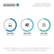 Doughnut charts template N2