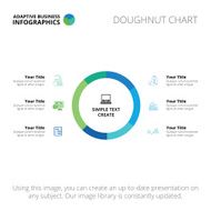 Doughnut chart template N2