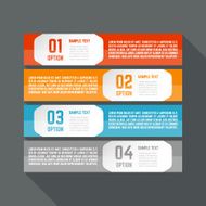 Infographics design template Business concept with 4 options N10