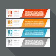 Infographics design template Business concept with 4 options N12
