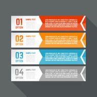 Infographics design template Business concept with 4 options N13