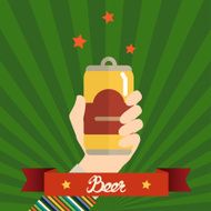 Flat design vector illustration concept for oktoberfest