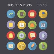 Flat Icons for Business
