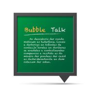 3D bubble talk frame N8