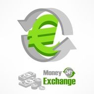 Euro symbol in green N2