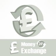 Pound symbol in grey N2