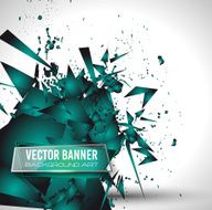 Abstract Background with Shapes Explosion For Covers N2