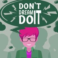 Inspiration poster picture and text