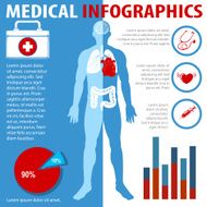 Medical infographics text anatomy