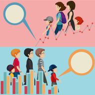 Infographic people graphs N2