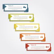 Infographic report template layout Vector illustration N33
