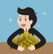 Businessman rich business concept N2