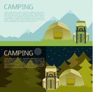 Camping banner N2