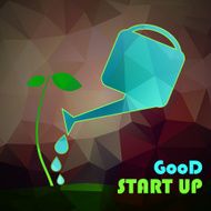 Start up - investment concept Vecror