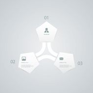 Infographics vector template Infographic elements with business icons N2