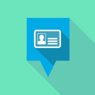 Tooltip icon with an id card N2