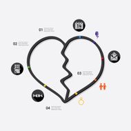 Valentine&#039;s Day infographic N3