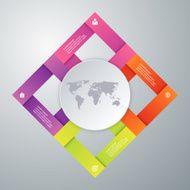 Vector illustration infographics four options N27