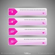 Design layout modern symbols tabs N11