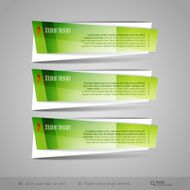 Modern Glossy Vector Banners N18