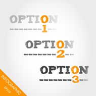 three orange grunge options