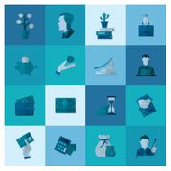 business and finance icon set N159