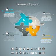 business infographic N190