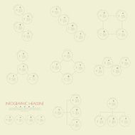 Vector circle arrows infographics set Template for diagram gra