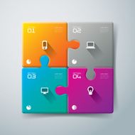 Infographics vector design template N148