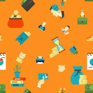 Business and Finance Seamless Pattern N9