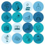 business and finance icon set N171
