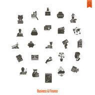 business and finance icon set N181