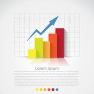 Flat design chart N3