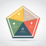 Modern infographic for business project N15