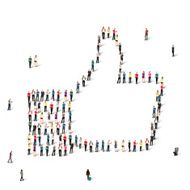 people like crowd vector