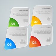 Vector colorful info graphic elements