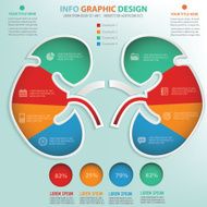 Kidney Info graphic design clean vector