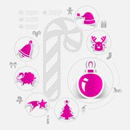 Christmas sticker infographic N11