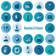 business and finance icon set N182