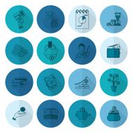 business and finance icon set N183